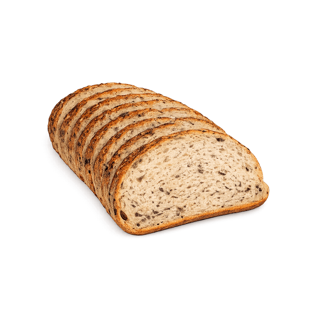 5 seeds bread sliced